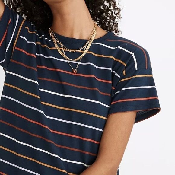 Madewell Infinite Arrowstack Chevron Chain Necklace - Picture 3 of 3